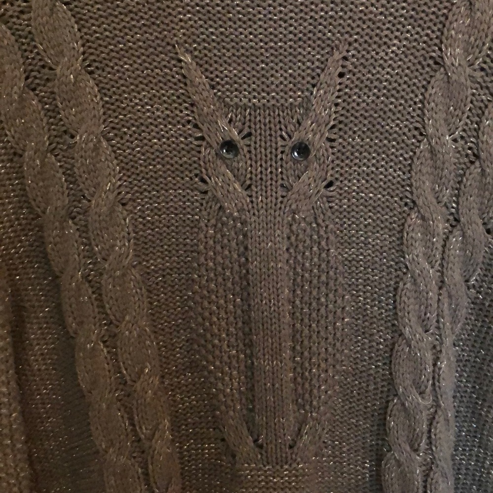 Pim & Larkin size M owl sweater